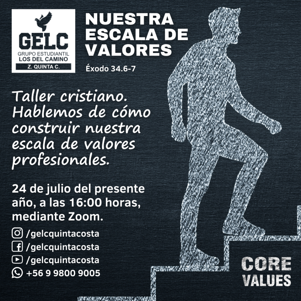 Construyendo nuestra escala de valores profesionales.